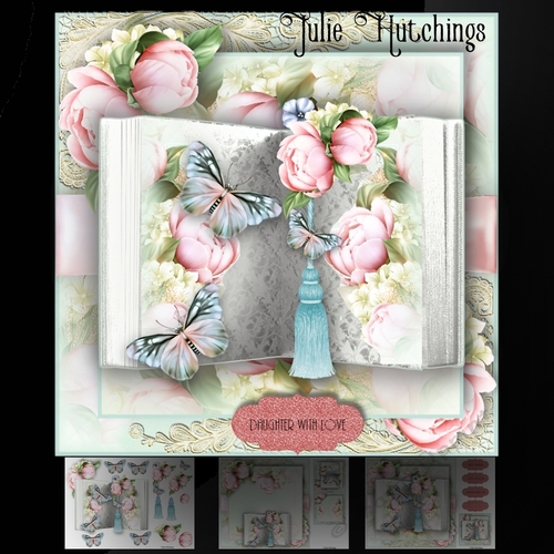 The Peony Lace Book Card Kit