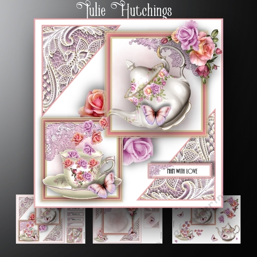 The Rose Teapot Card Kit