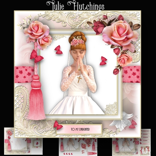 Holy Communion Red Head Card Kit