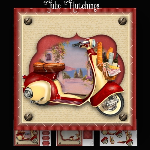 Moped Picnic Card Kit
