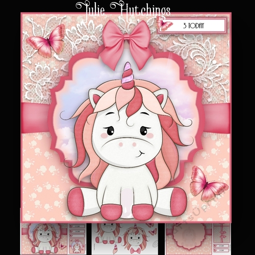 Magical Unicorn 2 Card Kit