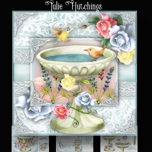 The Birdbath Card Kit