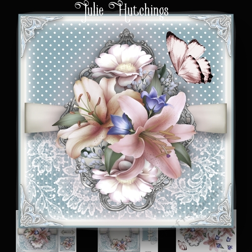 Lily Bouquet and Polka Dots Card Kit