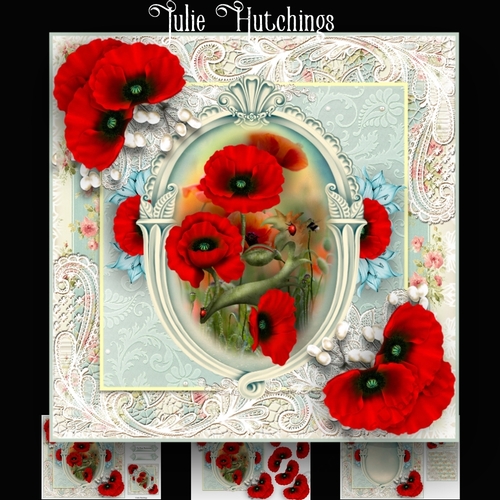 A Poppy Field Card Kit
