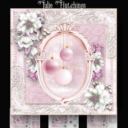 Christmas Baubles Card Kit