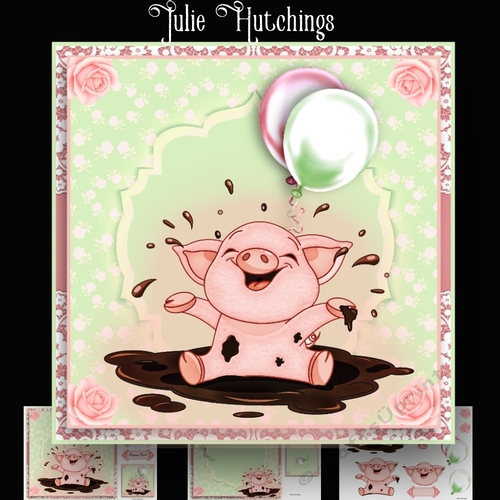 Happy As A Pig In Muck Card Kit