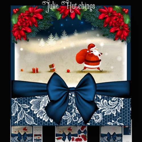Santa Clause Is Coming To Town Card Kit