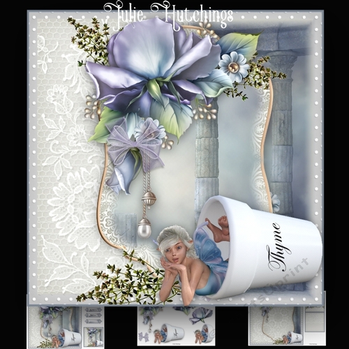 The Garden Fairy Thyme Card Kit