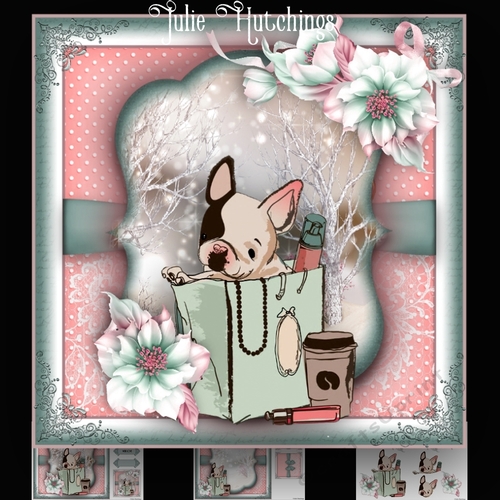 Christmas Shopping Card Kit