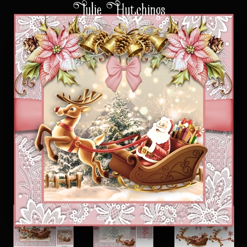 Rudolph and Santa 