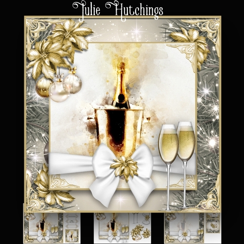 Gold Champagne Wishes