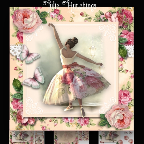 Vintage Ballet peach 