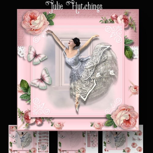 Vintage Ballet floral 