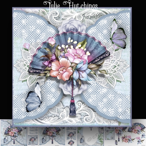 Flora And Lace Beautiful Fan 