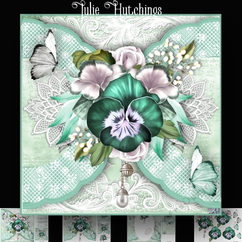 Flora And Lace Pansies