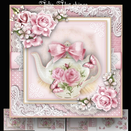 The Pink Rose Teapot