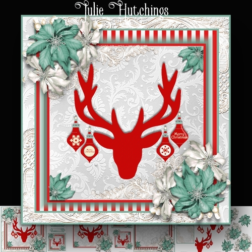 Scandanavian Style Deer Christmas