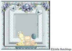 Insert to compliment baby boy soft animals