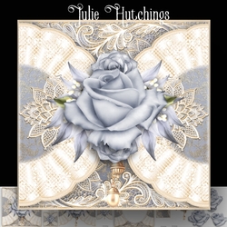 Blue Rose and Lace