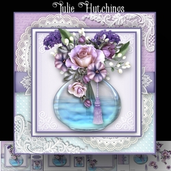 Rose Floral Vase