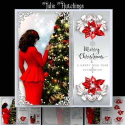 Lady In Red Christmas Tree