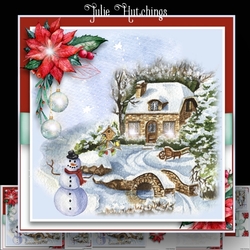 Snow Scene Snowman