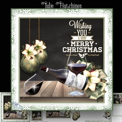Merry Christmas Red Wine