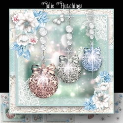 Pastel Christmas baubles