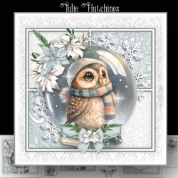 The Little owl snowglobe