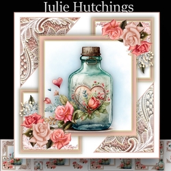 rose heart bottle