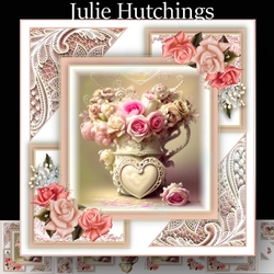 Rose Heart Vase