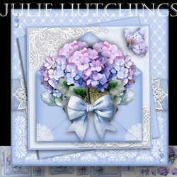 Hydrangea Envelope Card kit