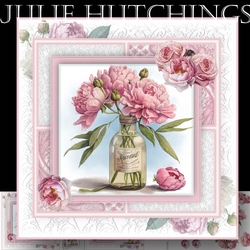 Roses And Lace Peony jar