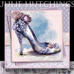the Lilac Floral Shoe