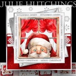 Through the window Santa