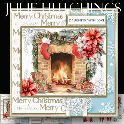 Christmas stockings by the fire