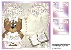 Christening/holy Communion 8x8 Card Front