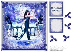 Christmas Fairy Wishes Card Topper
