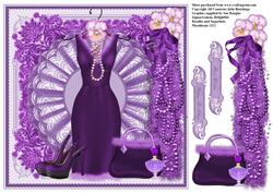 Simply Divine Shoes and Bag Card Topper