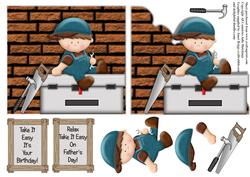 Relax DIY Card Topper Father's Day/birthday