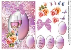 Congratulations Anniversary/wedding Day Card Front