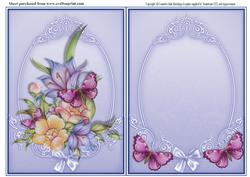 Insert to Floral Thank You/birthday Card
