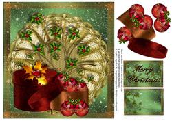 Christmas Decorations Card Topper
