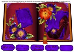 Book Style Card Topper/card Front