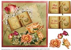 The Rose Book Card Topper