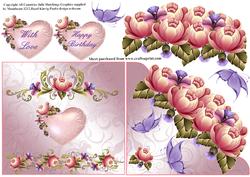 Pink Passion Over Edge Card