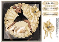 Swan Lake Card Topper