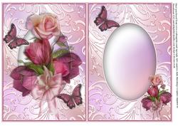 Insert to Bunch of Flowers Card Front