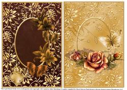 2x Gilded Gold Card Front