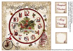 Steampunk 12 Days of Christmas Card Topper